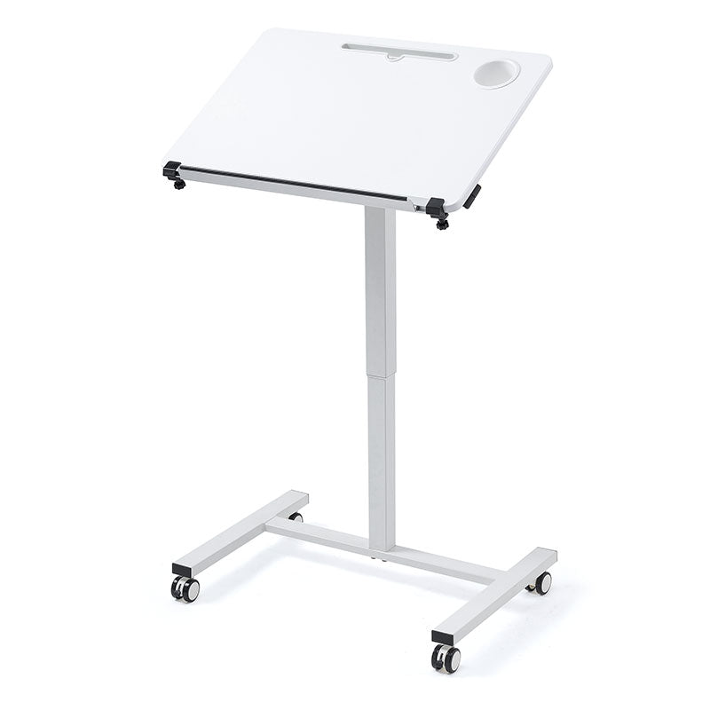 EKOBOR (EKO100-CDESK003W) - Adjustable Laptop Cart / Workstation