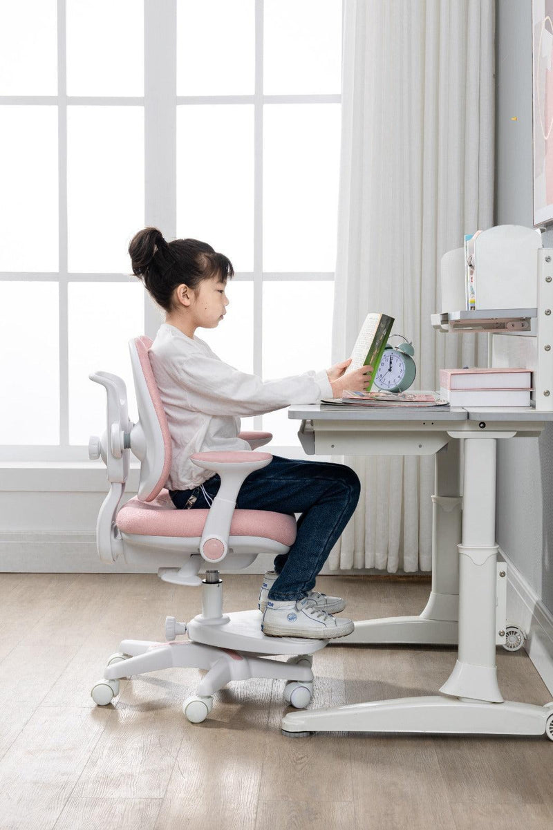 3 Years Up - Jelly Kids Children Ergonomic Study Chair - with Footstep (Blue) - EKOBOR Ergonomic Furniture