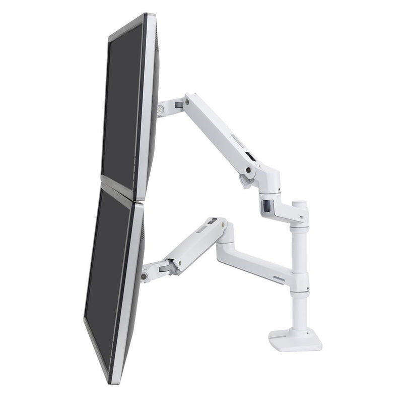 ERGOTRON LX Dual Stacking + Side by side Arm Two-Monitor Mount PART NUMBER: 45-492-216 (224)