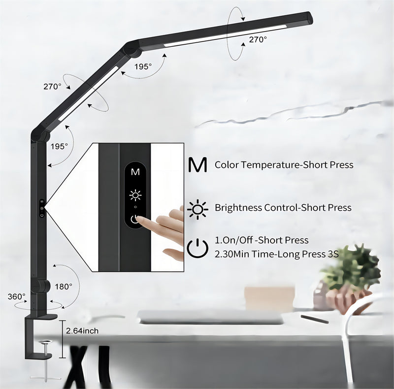 【New arrival】The Snake lamp - Multi angle and color temperature adjustment