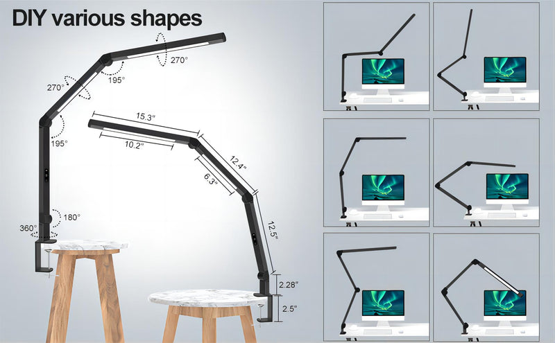 【New arrival】The Snake lamp - Multi angle and color temperature adjustment