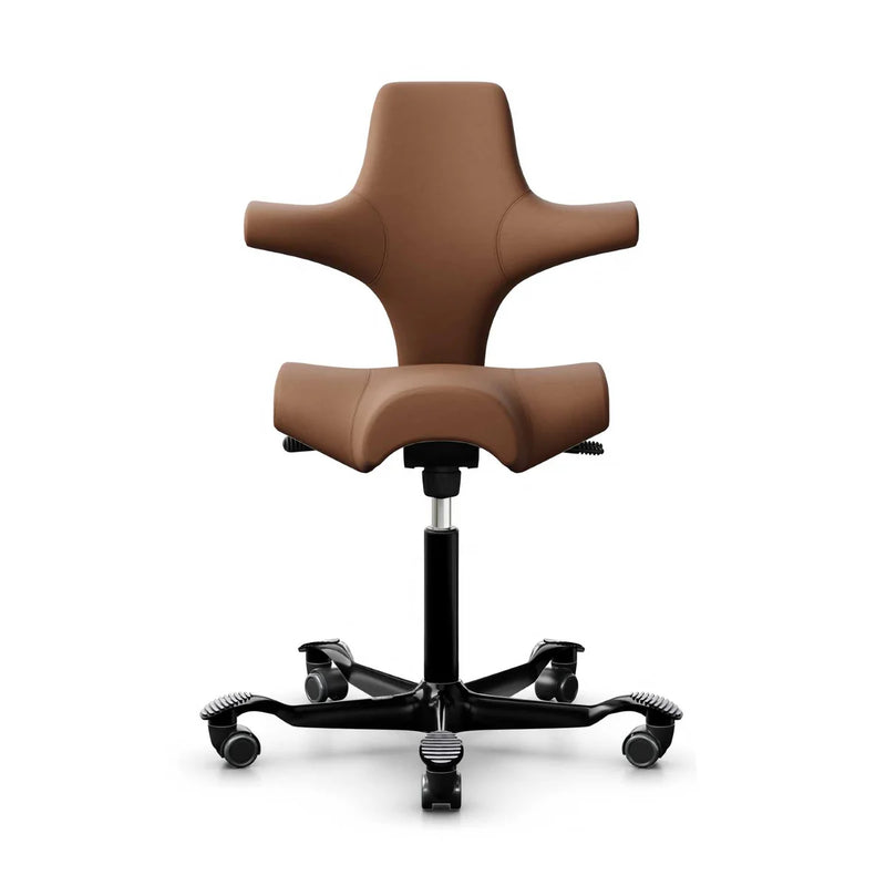 HÅG Capisco 8106 - Posture Correcting Ergonomic Chair (Paloma Leather)
