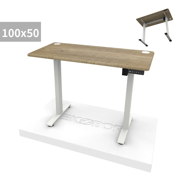 Promotion Model: I-Basic Standing Desk - Loading 60kg - 1.8cm thick - can add metal drawer