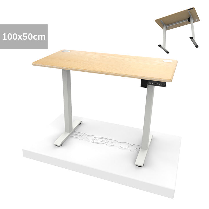 Promotion Model: I-Basic Standing Desk - Loading 60kg - 1.8cm thick - can add metal drawer