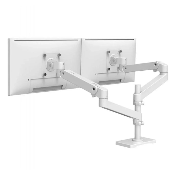 工*藤様 Ergotron LX Dual Stacking Arm ホワイト ERGOTRON LX PRO Dual Stacking + Side by side Arm Two-Monitor Mount