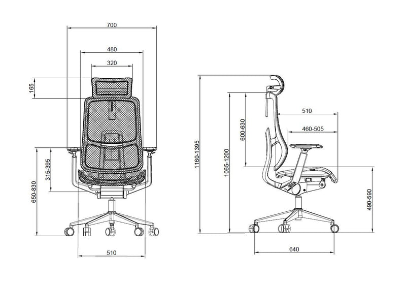 T2 Gently - Office Full Mesh Ergonomic chair - Pre Order