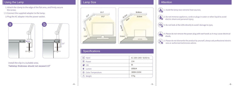 【New arrival】The Snake lamp - Multi angle and color temperature adjustment