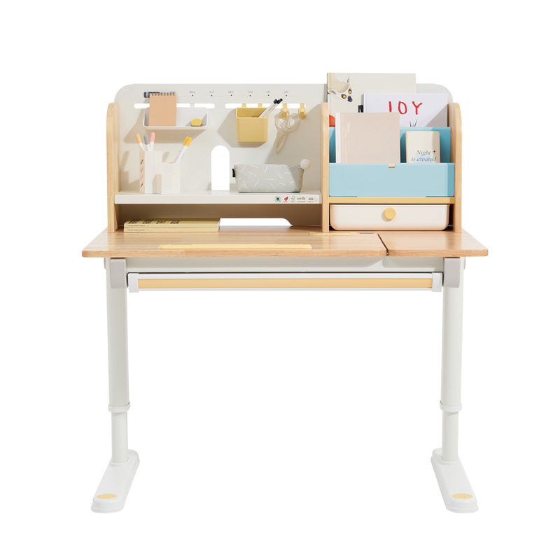 SEAL - Kids Study Adjustable Desk - Solid Wood - 4  Years Old Up - Size: 96 x 63cm