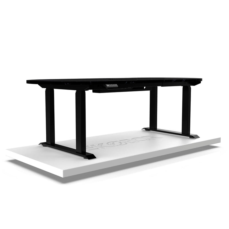 CON014 Oval - Conference and Executive Meeting Desk - Electrical - Your Size - EKOBOR Ergonomic Furniture