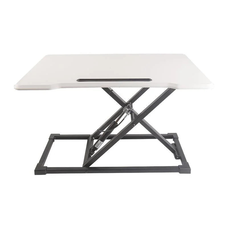 EKO-0102W - Sit-To-Stand Desk Converter/Riser - SMOOTH Pneumatic Mecha ...