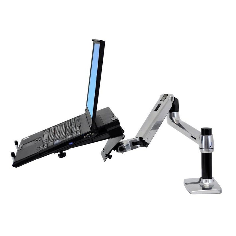 ERGOTRON LX Desk Monitor Arm (polished aluminum) Monitor Mount - EKOBOR Ergonomic Furniture