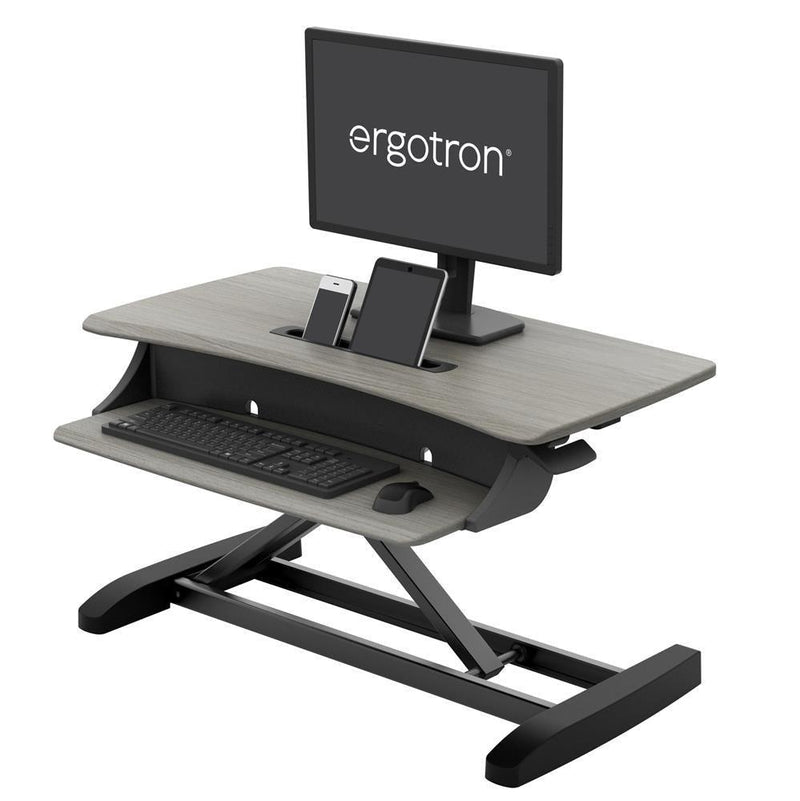 ERGOTRON WorkFit-Z Mini Ergonomic Sit-Stand Desktop- Desk on Desk (Converter) - EKOBOR Ergonomic Furniture
