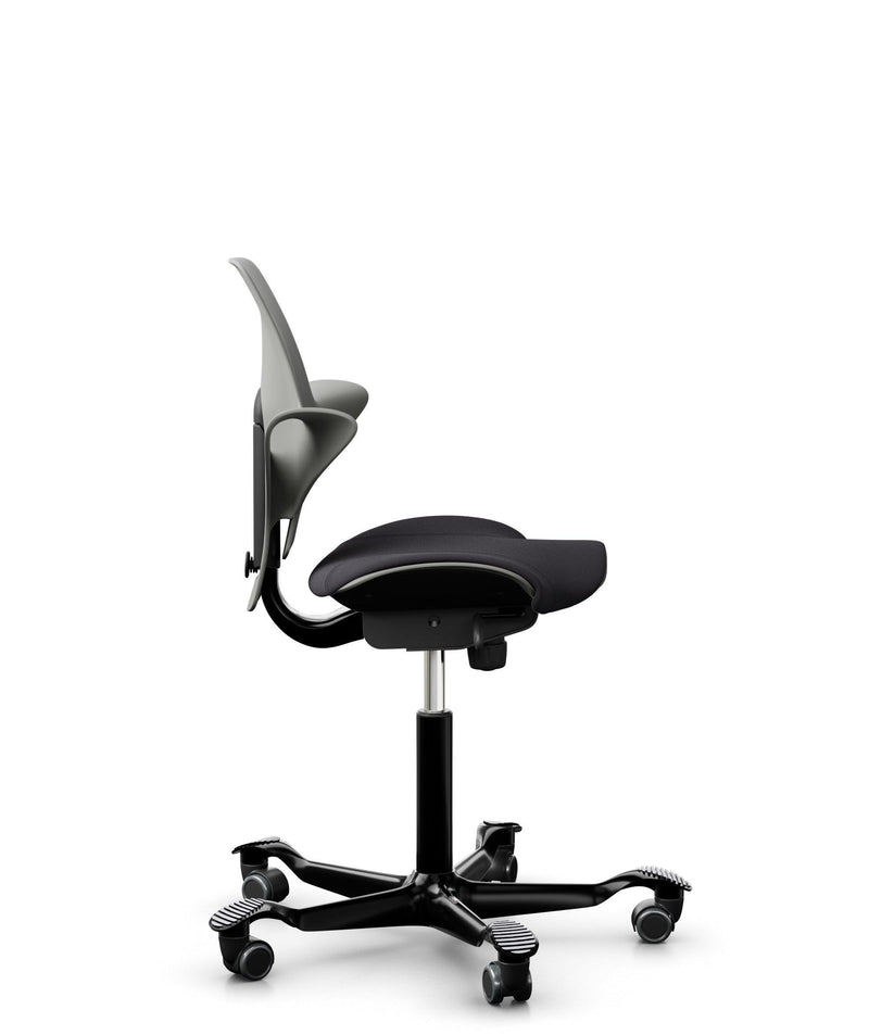 HÅG Capisco Puls 8020 Office Ergonomic Chair (Clay Plastic/ Black Metal/ EXR145) - EKOBOR Ergonomic Furniture