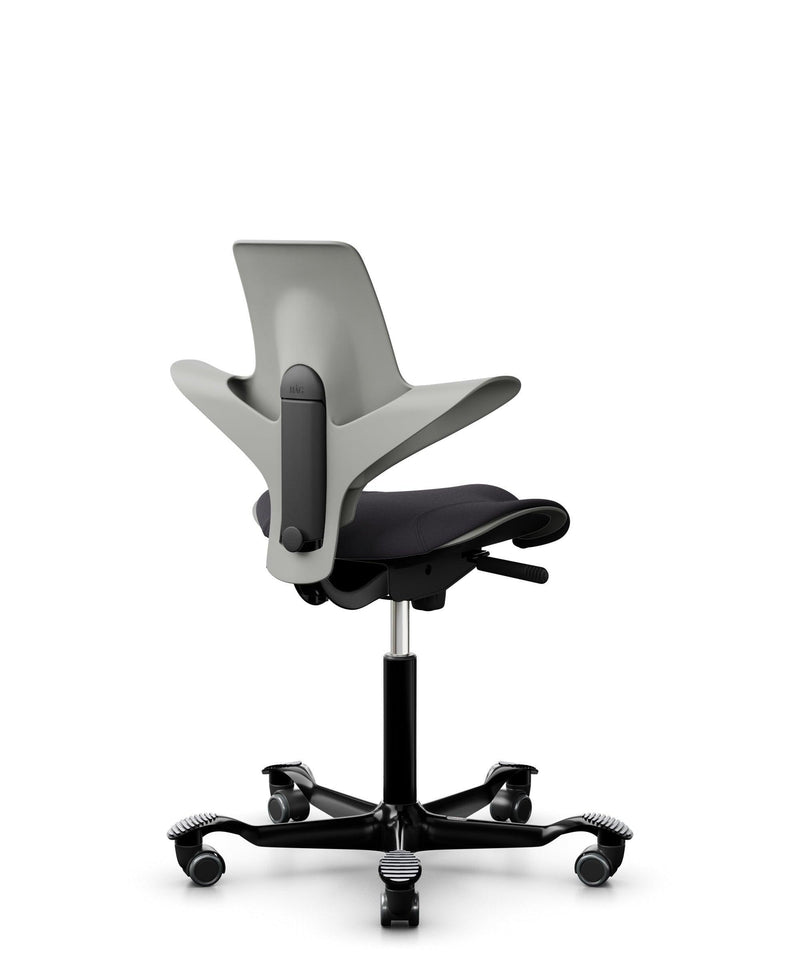 HÅG Capisco Puls 8020 Office Ergonomic Chair (Clay Plastic/ Black Metal/ EXR145) - EKOBOR Ergonomic Furniture