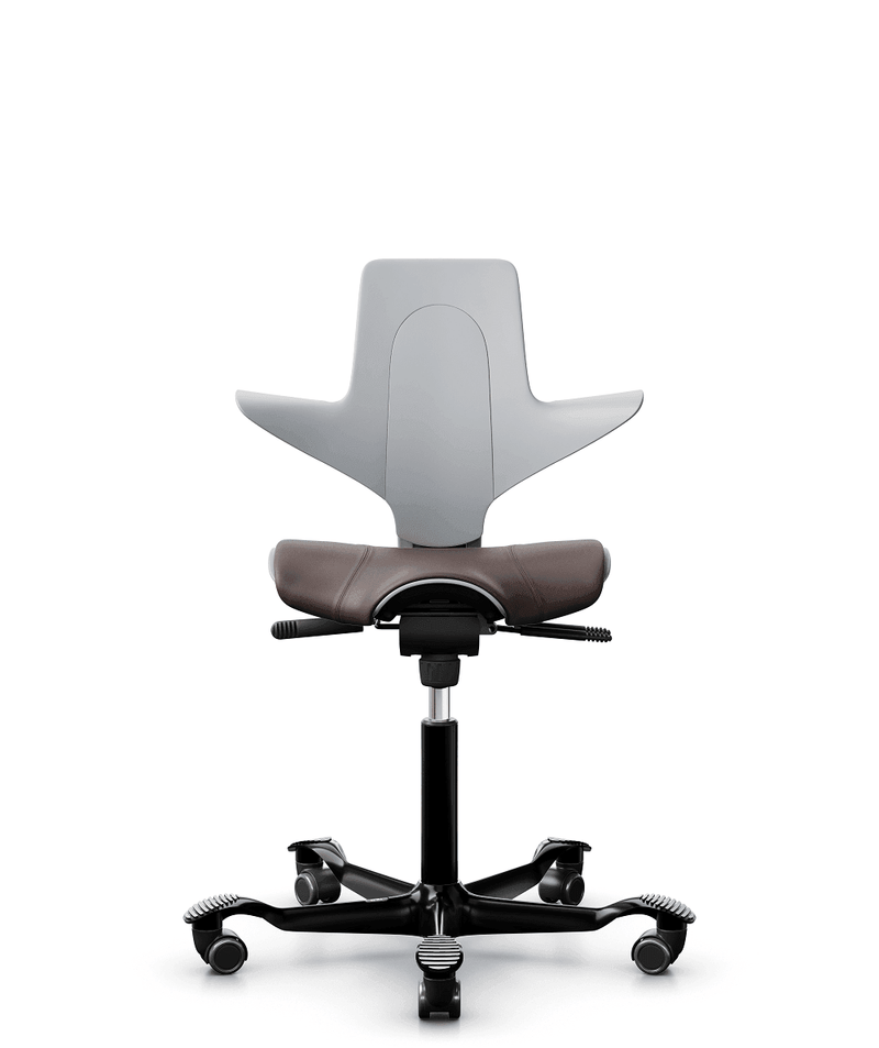 HÅG Capisco Puls 8020 Office Ergonomic Chair (Grey Plastic) - EKOBOR Ergonomic Furniture
