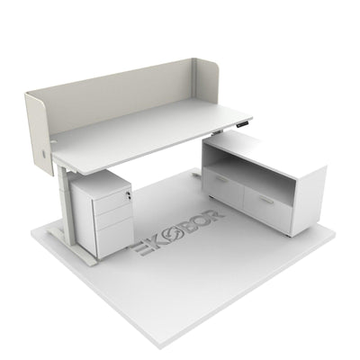 I-Executive 3.0 -Dual Motors - Standing Desk with cabinet - Your size - EKOBOR Ergonomic Furniture