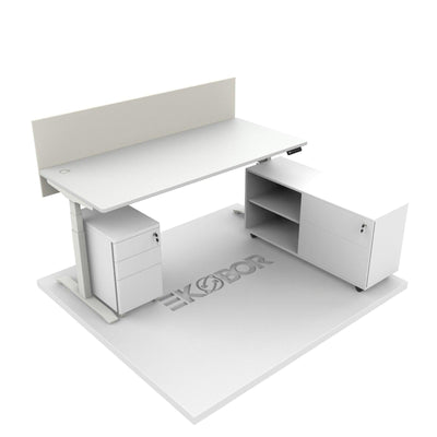 I-Executive 4.0 -Dual Motors - Standing Desk with cabinet - Your size - EKOBOR Ergonomic Furniture