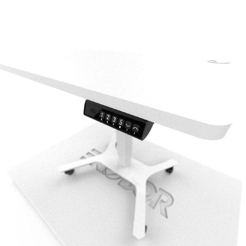 I-Movey 2.0 Standing Desk - Rechargeable (White/ES02) - EKOBOR Ergonomic Furniture