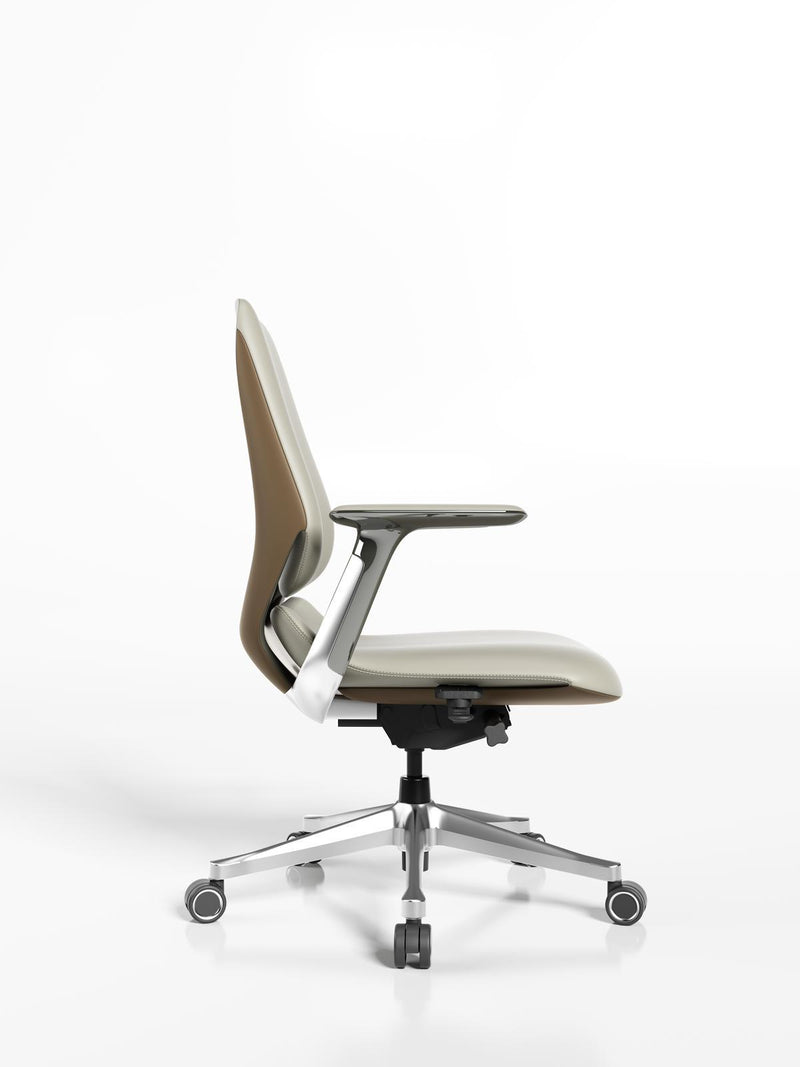 LAYER Series-B - Leather Executive Office Chair - EKOBOR Ergonomic Furniture