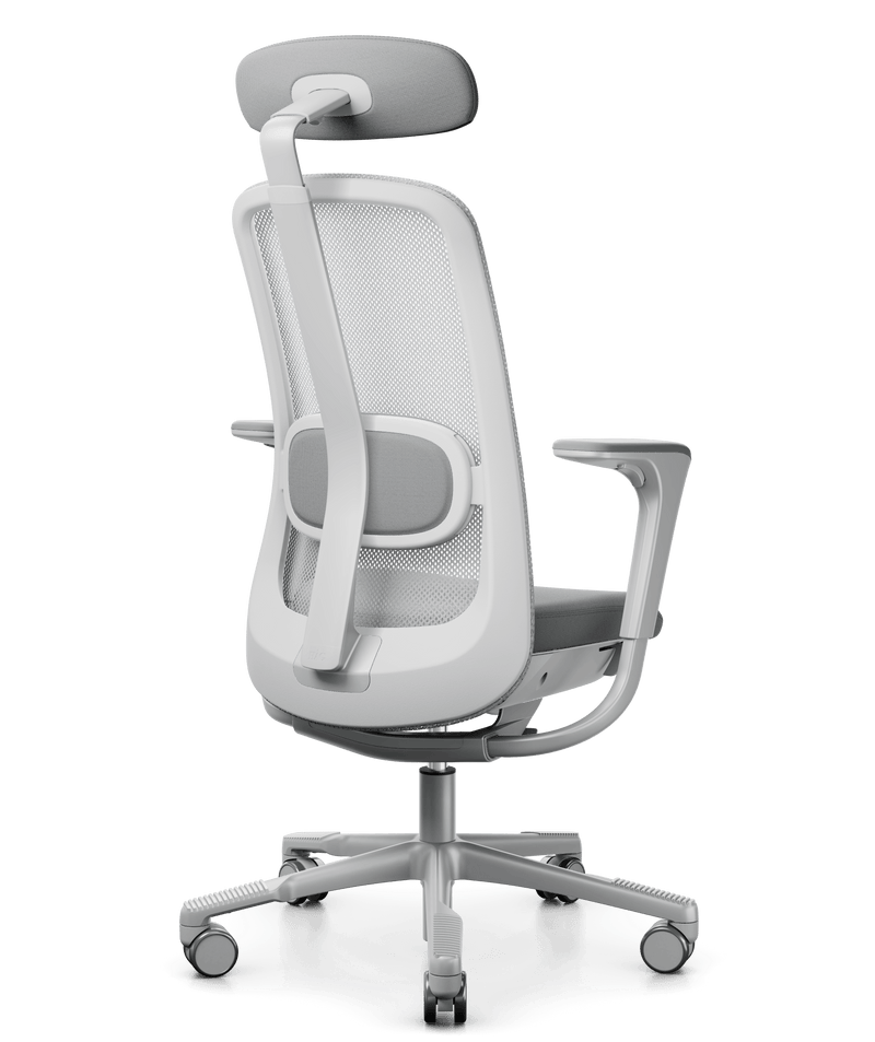 💙Limited Stocks ! HÅG SoFi MESH 7500 Office Ergonomic Chair (Light Grey)- NEXUS Light Grey 007 with headrest - EKOBOR Ergonomic Furniture