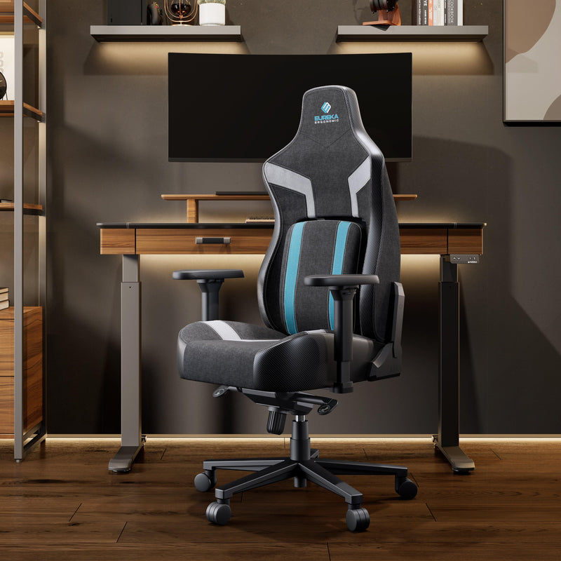[NEW!] Eureka (ERK-GC08-BU) - Professional Ergonomic Gaming Chair ( Endorsed by CALL of DUTY Gaming Team in USA) - EKOBOR Ergonomic Furniture