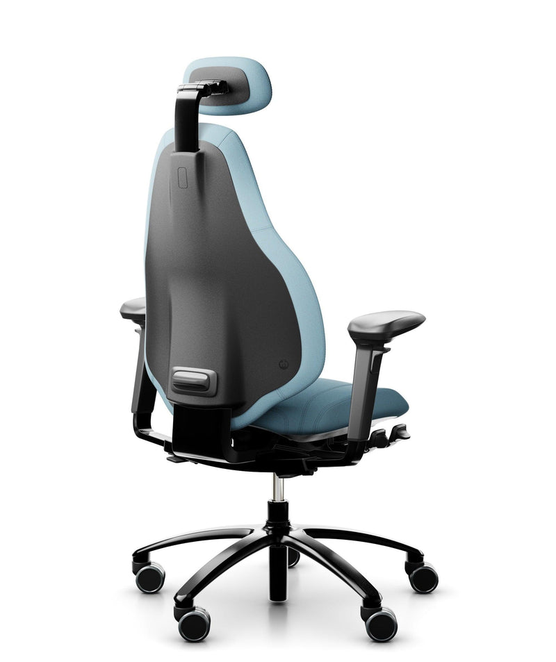 RH MEREO 220 BLACK - Made In Norway (fabric in Patina PAT01) - EKOBOR Ergonomic Furniture