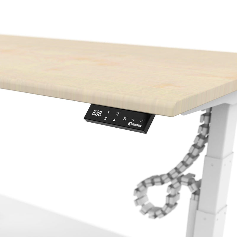 Semi-Curved Edge - Kid Desk - Electrical - Safety Lock - 3 Years Up - EKOBOR Ergonomic Furniture