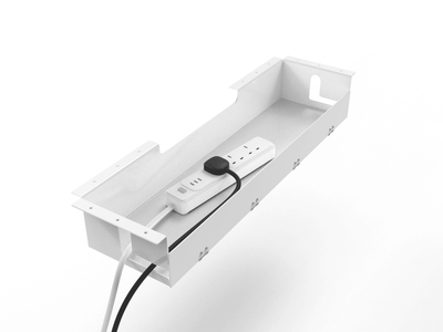 Slingshot 1.0 - Flippable Cable Tray - Oval Premium desk only - EKOBOR Ergonomic Furniture