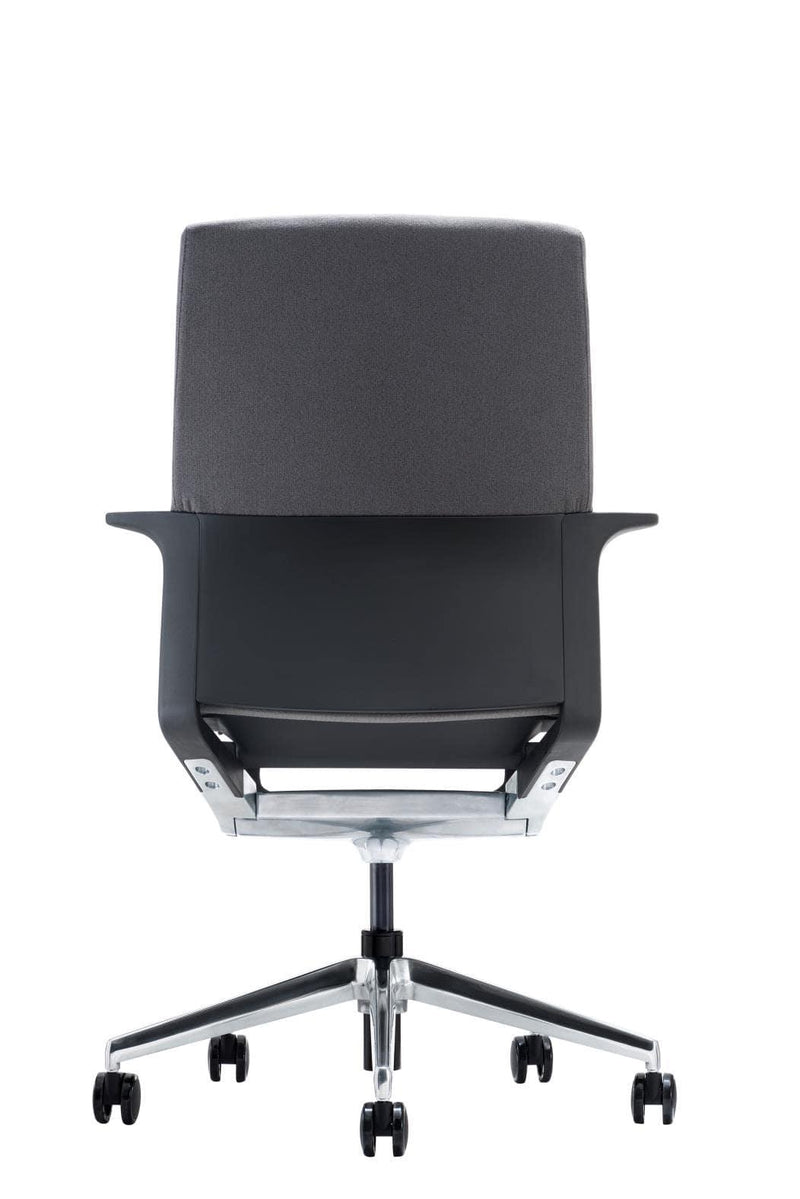 WING - Office Staff/ Meeting Chair (Black) Shorter seat depth good for Asians - EKOBOR Ergonomic Furniture