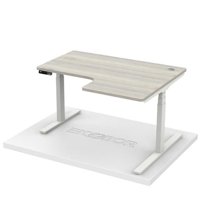 Z-Standing - Small L shape 2 legs Standing Desk - EKOBOR Ergonomic Furniture