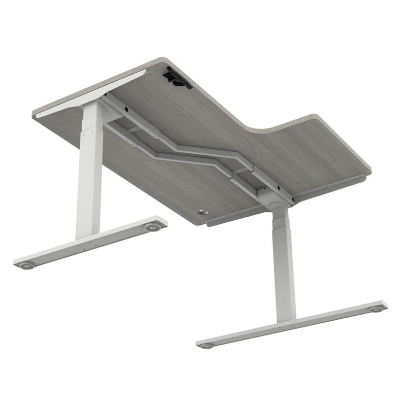 Z-Standing - Small L shape 2 legs Standing Desk - EKOBOR Ergonomic Furniture